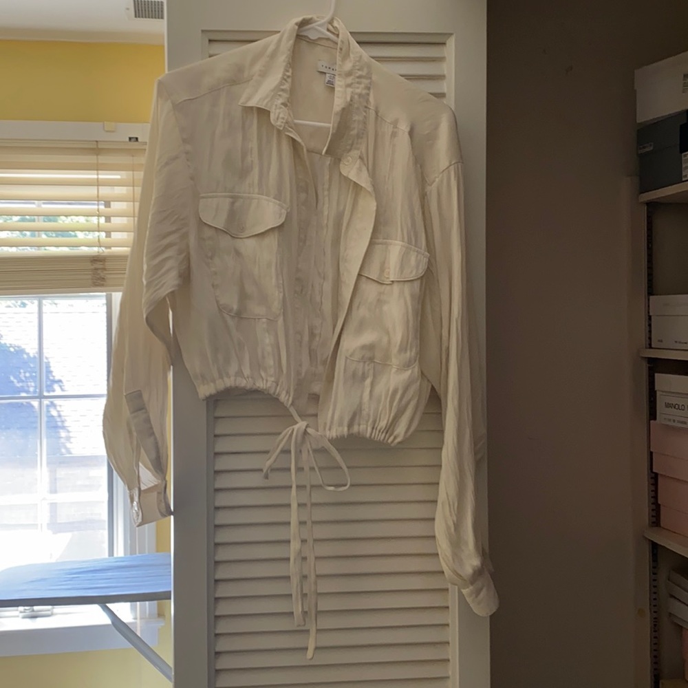TOPSHOP PEASANT BLOUSE!
